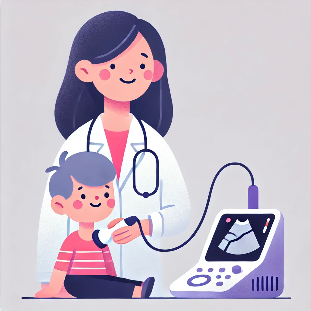 Ecografía pediátrica de vasos del cuello